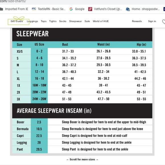 603 NWT Hue Get the Message Cotton Sleepwear PJ Pants - Picture 7 of 7